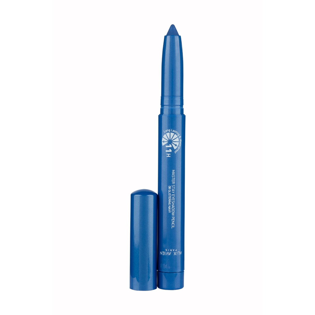 MASTER STAY EYESHADOW PENCIL 08 GLISTERING NAVY - Image 2
