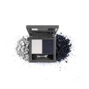 DUO EYESHADOW 202 BLUE GRAY & PEARLY NAVY